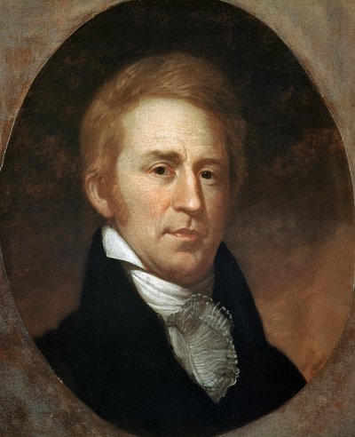 Porträt von William Clark, ca. 1807 von Charles Willson Peale